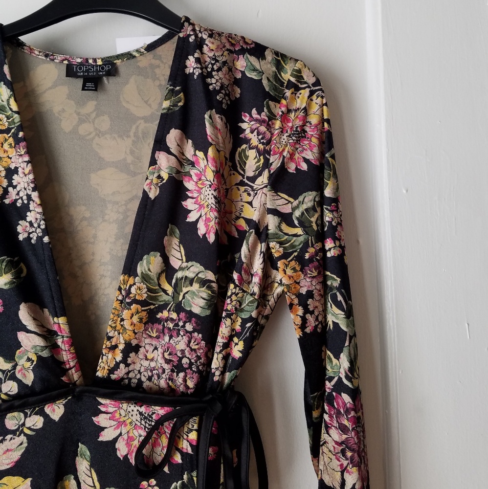Topshop Long Sleeve Dress